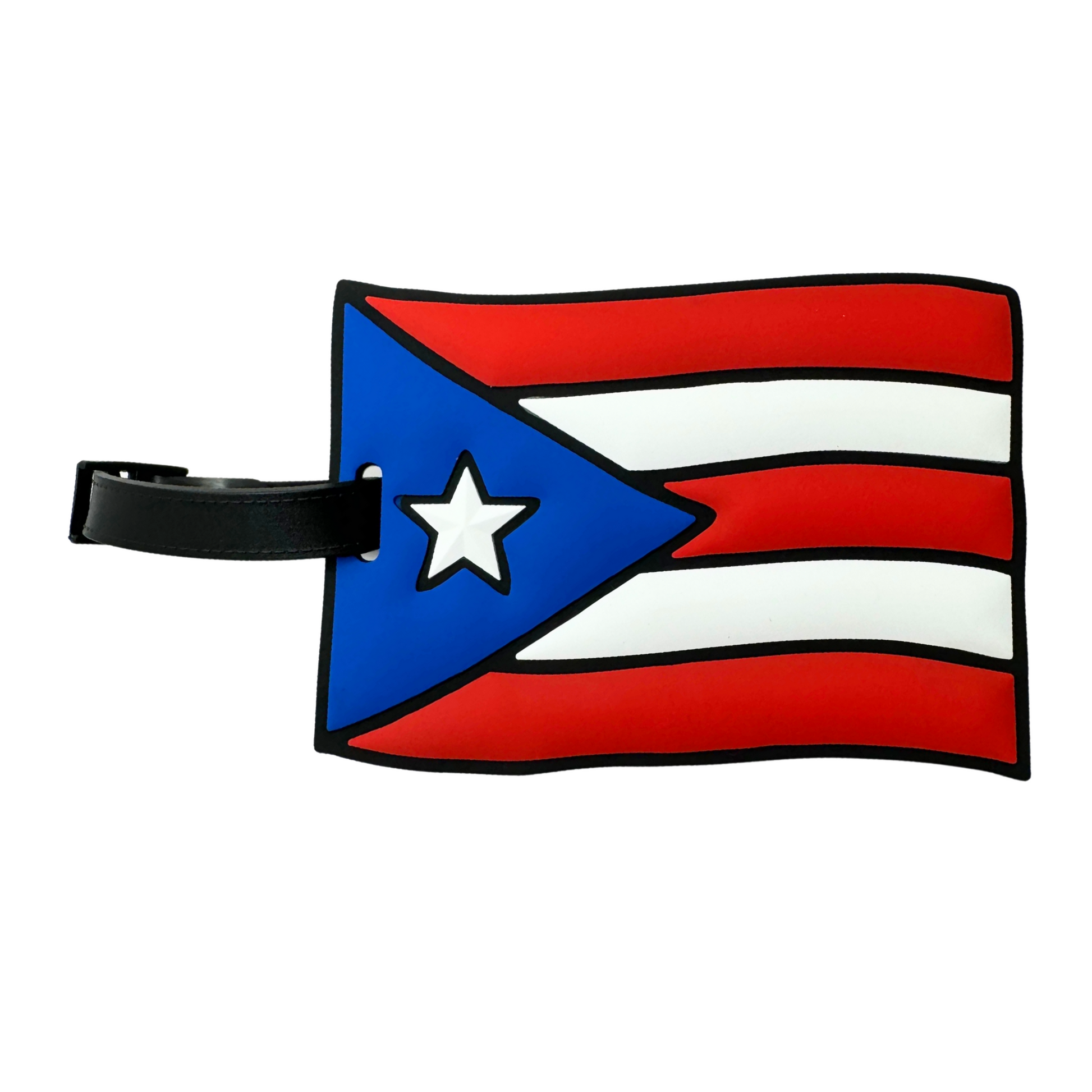 Etiqueta de Equipaje: Bandera de Puerto Rico
