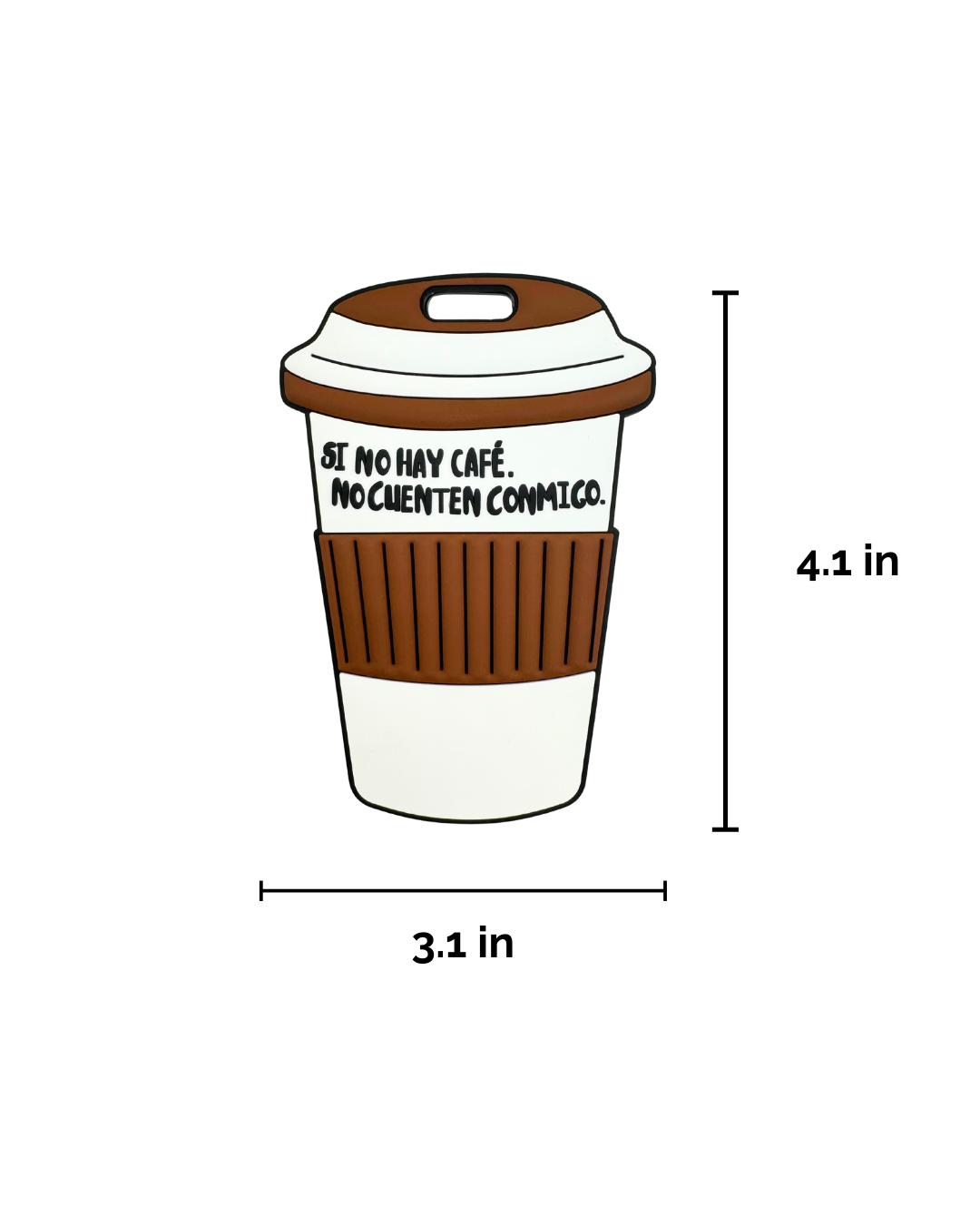 Etiqueta de Equipaje: Café To-Go