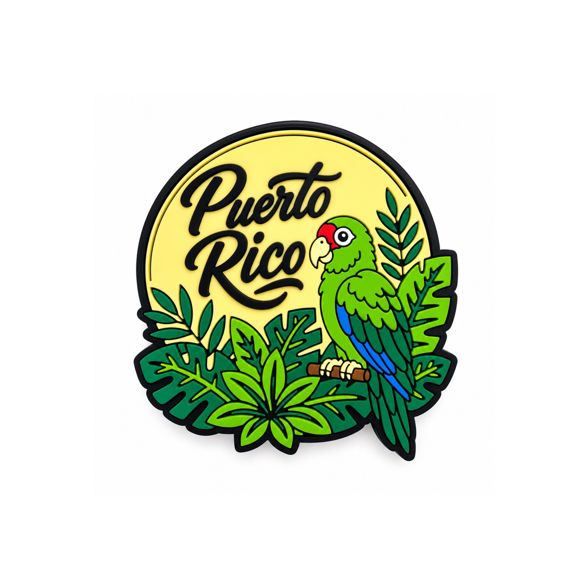 Cotorra Puertorriqueña - Imán Decorativo