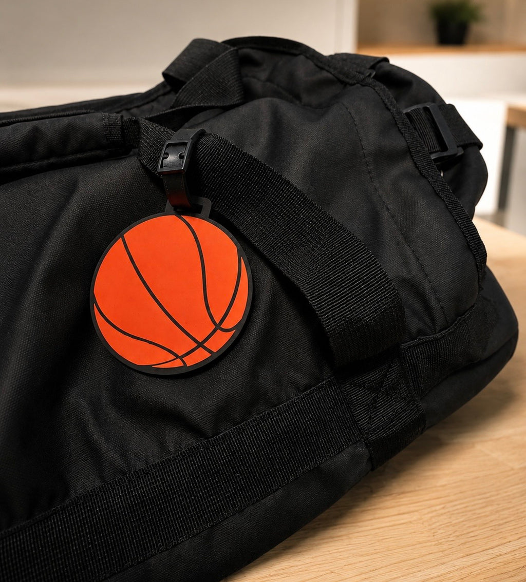 Etiqueta de equipaje: Balón de Baloncesto
