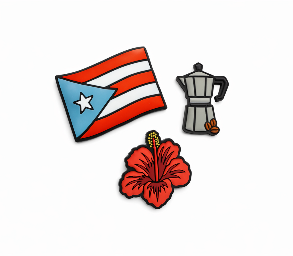 Pedacitos de PR 🇵🇷 - Set de 3 Imanes Decorativos